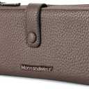 Montana West Women's Wallet Long Bifold Card Holder RFID Blocking with Zipper Coin Pocket