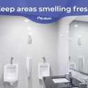 Automatic Air Freshener Spray Dispenser (2-Pack) Wall Mounted or Free Standing, Commercial and Home Use, Multiple Time Scent/Mist Release Settings for Room/Restroom Sprayer (White)