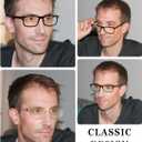 Eyekepper 2 Pack Computer Reading Glasses Blue Light Blocking Readers for Men Women, Black, 1.0 x