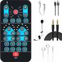 High-Definition Portable Voice Changer Sound Card with Real-Time Transformation, Ideal for Streaming, Gaming, and Entertainment Scenarios (M10-for PC) (M10-for iPhone)