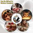 Boston Terrier Memorial Suncatcher - Personalized Bostie Ornament With Name Date, Rainbow Bridge Sympathy Card - Dog Passing Away Bereavement Gift