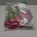 20PCS Artificial Roses with Long Stems - Realistic Silk Flowers, Fake Roses Real Touch Bouquet of Roses for Valentine's Day, Home Decor, Bridal Wedding Party, Bulk Faux Rose Flowers (White Red)