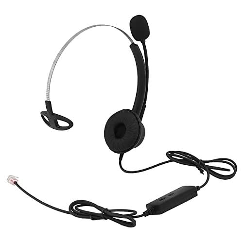 NEWASHAN Office Desk IP Phone Headset RJ9 Compatible with Avaya 1416 1608 2410 5621 9504 9608G 9611G Cisco 7821 7911 7941 7942 7945 7962 8845 8851 Volume Control Adjustable Mic Noise Cancelling