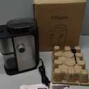 Ollygrin Flat Burr Coffee Grinder Electric, Adjustable Coffee Grinder for Home Use, Compact Coffee Beans Grinder with 14 Grind Settings, 2-12 Cups for Home & Office