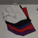 OUENZ Womens Underwear Cotton High Waisted Panties Full Coverage Postpartum Briefs Soft Stretch Ladies Underpants Multi Pack (Large)