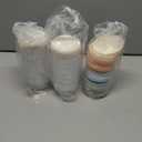 VITEVER [16 Pack] 4 oz Small Containers with Lids, Reusable Plastic Jars for Snack and Puree, Salad Dressing Container to Go, Deli Containers, Freezer Baby Food Containers, Dishwasher Safe, BPA Free