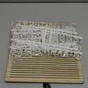 Pearhead Wooden Letter Board, 10 x 10 Inch Felt Message Board with Letters and Numbers for Baby Milestones and Home Dcor