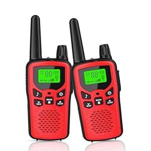 Erelis Long Range Walkie Talkies with 22 FRS Channels, Adults with Lamp, VOX, LCD Display for Outdoor Activities 