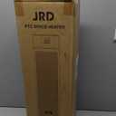 24" Space Heater Indoor, JRD Fast Portable Room Heater with Remote, Night Light, 80 Oscillation,4 Mode, Overheat&Tip-Over Protection, Electric Heaters for Large Room, Bedroom