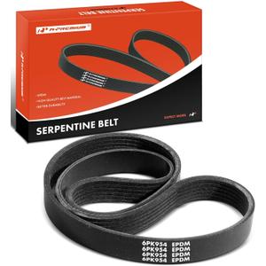 A-Premium Engine Serpentine Drive Belt Compatible with Kia Soul 2012-2013, Rio 2012 & Hyundai Accent 2012-2015, Veloster & Toyota Yaris, Yaris iA & Mazda MX-5 Miata & Scion iA, 1.5L 1.6L 2.0L