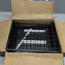 REALINN Under Sink Organizer, Pull Out Cabinet Organizer, 2 Tier Metal Slide Out Shelf with L Shaped Design for Kitchen, Bathroom, Laundry, and Utility Cabinet Storage for Deep Cabinets, Black, 2 Pack