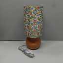 Flowers Cute Small Table Lamp, Boho Floral Table Lamps for Bedroom, Bedside Small Table Lamp for Small Space, Farmhouse Mini Table Lamp with Flowers Shape for Bedroom, Living Room, Nursery (On/Off Switch)