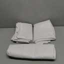 3 Pack Plastic Tablecloth Rectangle 54" X 108" Premium Disposable Table Cover for Party Birthday Wedding (White)