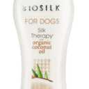 BioSilk Silk Therapy Conditioning Detangling Spray for Dogs with Natural Coconut Oil - Dog Matted Hair Detangler Conditioner for Dogs, Dematting Grooming Supplies, 7 Fl Oz