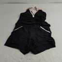 Swim Rompers for Women One Piece Tummy Control Swimsuits Modest Full Coverage Bathing Suits with Shorts and Pockets L