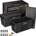 2 Pack E-Track Basket Storage Bin for E Track Accessories for Enclosed Trailer- System to Tool Organizer Workshop, Garage