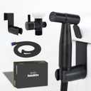 Handheld Bidet Sprayer for Toilet, Adjustable Water Pressure, 47 inch Hose Length (Black, 1 Pack)