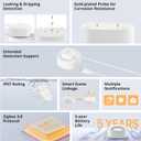 SONOFF SNZB-05P Zigbee Water Leak Sensor with Detection Cable for Alarm System and Smart Home Automation, Wireless Mini Flood Detector for Kitchen Bathroom Basement 1Pack