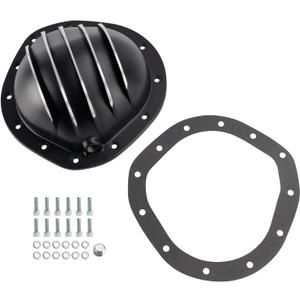 Bruce & Shark 12 Bolt Black Aluminum Differential Rear End Cover Fit for Chevy for GMC 1/2 Ton 1962-1982, for Chevy Blazer 1/2 Ton aFull-Size 1967-1981, for GMC Jimmy 1/2 Ton Full-Size 1967-1981