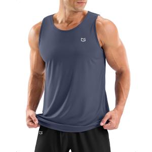 G Gradual Men's Workout Tank Tops Sleeveless Muscle Shirts Summer UPF 50+ Quick Dry Shirts for Men Athletic Running Gym, XL