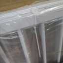 Cumbor 36" Extra Tall Baby Gate for Dogs and Kids with Wide 2-Way Door, 29.7"- 46" Width, and Auto Close Personal Safety for Babies and Pets, Fits Doorways, Stairs, and Entryways, White