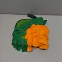 Rabbit Foraging Mat Bunny Snuffle Mat for Small Animals Interactive Puzzle Toy Feed Mat for Rabbits Bunnies Guinea Pigs Hamsters Puppies Chinchillas Kitten 17.7 Inches