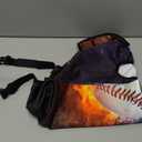 Lukbfall Baseball In The Water And Fire Luggage Suitcase Covers Elastic Washable Baseball Ball Lover Luggage Protector Travel Suitcase Protective Cover For Kid And Adult, M (Fit 22-24 Inch Luggage)