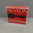 REVLON One-Step Hair Dryer and Styler, All-in-One Detangling and Straightener Brush for Salon-Quality Smooth, Straight Hair, More Shine and Less Frizz, Black