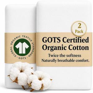 GOTS Organic Bedside Bassinet Sheets 33x20 and 35x19 Compatible with Maxi Cosi Iora, Baby Delight, Ronbei, Koola Baby Bond, Harppa Cudly 3 in 1 - Luxury Turkish Cotton - Boy, Girl