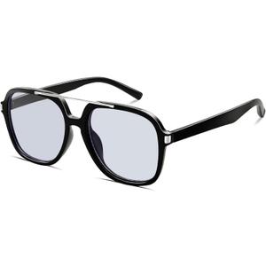 4 x Retro Aviator Sunglasses for Women Men 2026 Trendy Oversized Square 70s Tinted Sunnies Trending