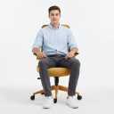 Sunaofe Resistance Ergonomic Office Chair with 135 Recline, 3D Armrests, Breathable Mesh & Adaptive Lumbar Support 