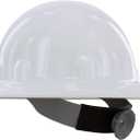 Fibre-Metal by Honeywell E1RW Supereight Thermoplastic Full Brim Hard Hat with 8 Pt. Ratchet Suspension, White