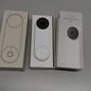 Google Nest Doorbell (Wired, 3rd Gen) - 2K Video and Gemini, Live View, Night Vision, 2-Way Audio - Works with Google Home - 2025 Model - Snow