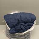 Bedsure Quilts King Size - Lightweight Bedspreads King Size with Basket Weave Pattern, Soft Quilt Bedding, Navy Comforter Coverlet for All Seasons (106" x 96")