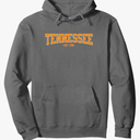 Classic TN Orange Print Retro Varsity Vintage Tennessee Pullover Hoodie M