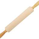 Frieling Maple Rolling Pin with Handles - 2.4-in x 12-in Barrel, 21-in Total Length-Natural Wood - Baking Essentials, Pastry Roller & Pizza Dough Roller