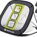 SAPLIZE Ultra-Stable Golf Chipping Net, Indoor/Outdoor Golfing Target Accessories for Backyard Accuracy and Swing Practice, Golf Gifts for Men, Momen, Dad, Kids, Boys, Youth and Golfer, Green