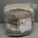 8 Pack Small Storage Baskets for Organizing, Woven Rope Bins for Bathroom, Closet, Shelf Organizer, Cute Cube Decorative Box for Towels, Baby Nursery, Toys, Gift Empty Baskets - 11.5"x7.5"x4.7"-Brown