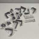 P-AC-04N Utility Track System Mounting Clamp for Toyota Tacoma/Tundra Truck Cap/Camper ShellBlack 8 PCS) Packaging