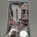 DAIZAG Case for iPhone 16 Pro Max, Christmas Coffee Snowflake Cane Full-Body Design Hybrid Dual Protection Soft TPU + Hard PC, Shockproof & Scratch-Resistant Protective Cover Phone Case for Men Women