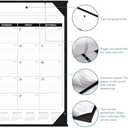 2026 Desk Calendar - JAN. 2026  DEC. 2026, 22" x 17", Large Desk Calendar 2026, 12 Monthly Desk/Wall Calendar 2-in-1, Corner Protector, Desk Pad, Large Ruled Blocks