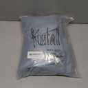 Slate Stone Blue Sheer Curtains 96 Inches Long for Living Room 2 Panels Back Tab Rod Pocket Pale Washed Linen Polyester Blended Woven Cotton Look Material Fabric Drapes 52x96 Length,Denim Jean Blue