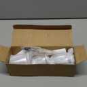 Shower Knobs 3 Piece Replacement,Chrome Shower Knob Include Base Connectors Screws,Bathtub Faucet Handle Remodel Trim Kit,Compatible with Pfister Verve Tub Shower Knob Replacement,Shower Faucet Handle