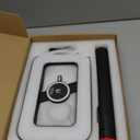 Tripod for iPhone with Light, Portable 15W Ring Light with Stand and Phone Holder for Video Recording, 6000mAh Magnetic Phone Tripod with Light 2500K9000K for Food Hunt,Mukbang Video,Vlogging,CRI＞95