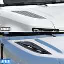 Engine Hood Side Vent Trim Cover for Defender 90 110 130 2020-2025
