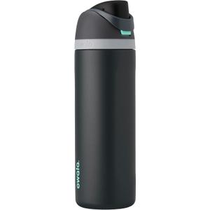 Owala FreeSip Insulated Stainless Steel Water Bottle with Straw for Sports and Travel, BPA-Free, 24oz, Foggy Tide