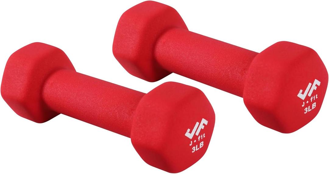 JFIT Neoprene Dumbbell (3 lbs (Pair))
