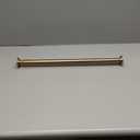 Ivilon Tension Curtain Rod - Spring Tension Rod for Windows or Shower, 24 to 36 Inch. Warm Gold