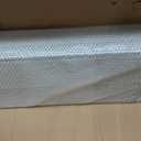 3FT-6FT Baseboard Heater Cover, Galvanized Steel Decorative Baseboard Heater Covers with Left and Right End Covers, Easy Slip-On Baseboard Covers for Hydronic Home Heating Systems, White