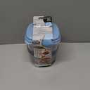 Fit & Fresh Insulated Soup Container With Lid & Sandwich Container, Hot Food Insulated Lunch Container, Complete Thermo Lunch Kit With Ice Pack, Navy